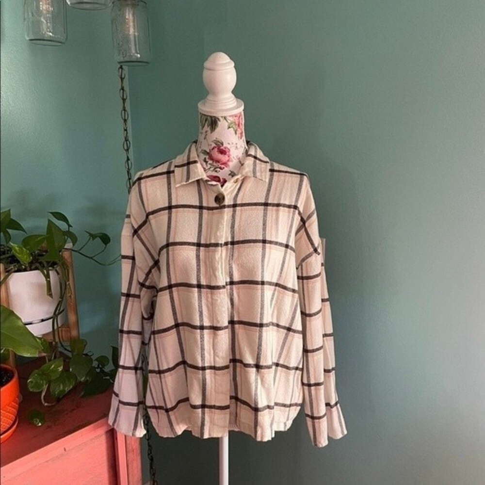 Madewell Boyfriend Boxy Flannel Size Large